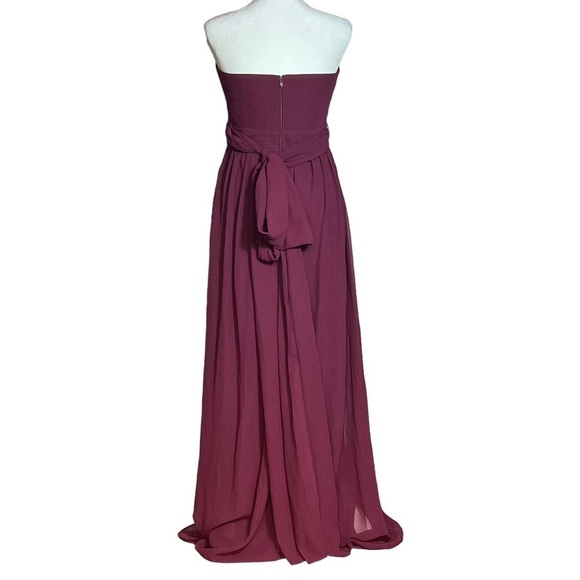 Birdy Grey Grace Convertible Formal Bridesmaid Dress, Cabernet, NWT, Small - Picture 2 of 11